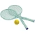 Tennis und Badminton