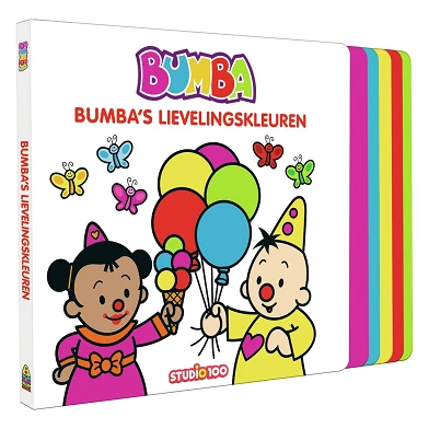 Bumba Kartonboek met trapjes - Bumba's lievelingskleuren