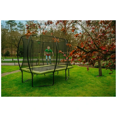 EXIT Silhouette trampoline 244x366cm - groen