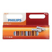 Philips Longlife Batterie Zink AA/R6, 12 Stk.