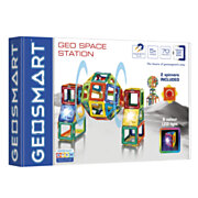 GeoSmart GeoSpace Station Magnetisches Konstruktionsspielzeug, 70 Stück.