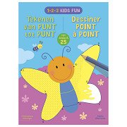 1-2-3 Kinderspaß – Punkt-zu-Punkt-Zeichnen (bis zu 25)