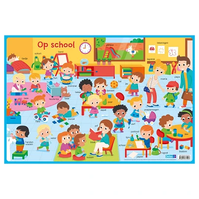 Educatieve onderleggers Preschool - Op school