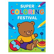 Super Coloring Festival-Malbuch