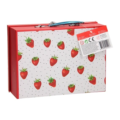 Kinderkoffer-Set 2in1 - Erdbeere, 2-tlg.