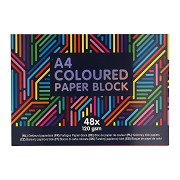 Blok Gekleurd Papier A4