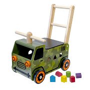Ich bin Toy Walking und Push Car Army Truck