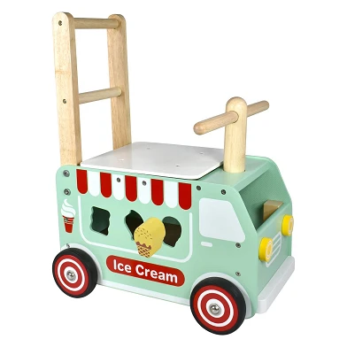 Ich bin ein Spielzeug-Walking- und Push-Trolley-Eiswagen