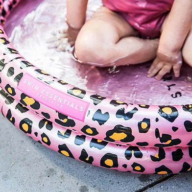 Swim Essentials Baby Zwembad Panterprint Roze, 100cm