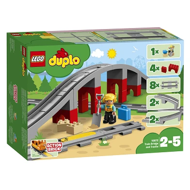 LEGO Duplo 10872 Eisenbahnbrücke und Gleise