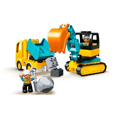 LEGO DUPLO 10931 Truck Graafmachine met Rupsbanden