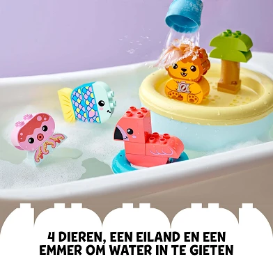 LEGO DUPLO 10966 Pret in bad: Drijvend Diereneiland