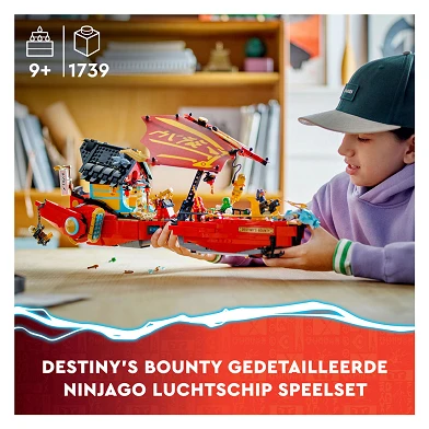 LEGO Ninjago 71797 „Destiny's Bounty – Wettlauf gegen die Uhr“.