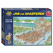 Jan van Haasteren Puzzle - Bomvol Bad, 2000 Teile.