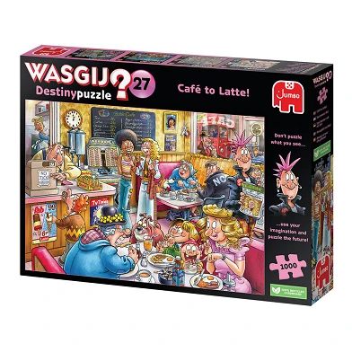 Wasgij Destiny 27 Puzzle – The Coffee Shop!, 1000 Teile.