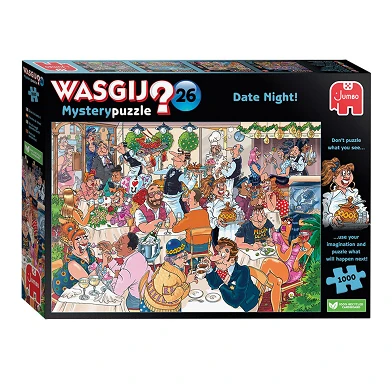 Wasgij Mystery 26 Puzzle – Date Night!, 1000 Teile.