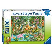 Ravensburger Puzzle Das Dschungelorchester, 100 Teile. XXL