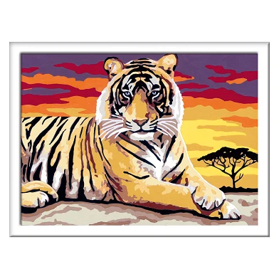 CreArt Malen nach Zahlen – Majestätischer Tiger