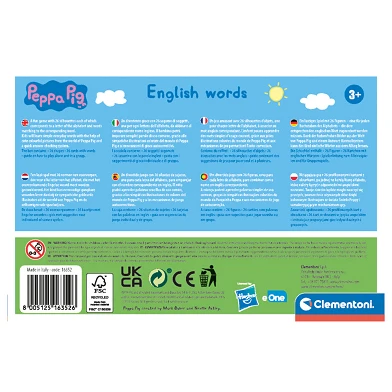Clementoni Peppa Pig – Erste englische Wörter