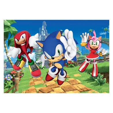Clementoni Puzzel Sonic, 3x48st.