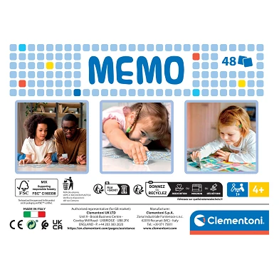 Clementoni Memo-Spiel Welpen