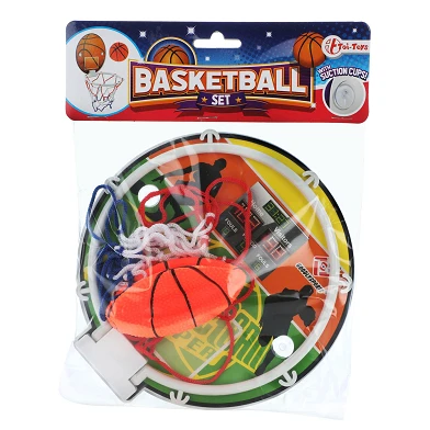 Mini-Basketball-Set mit Ball und Saugnäpfen