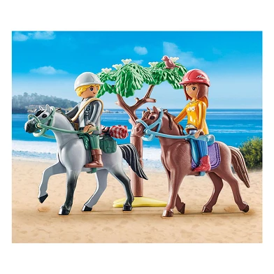 Playmobil Landpferd reitet zum Strand mit Amelia und Ben – 71470