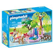 Playmobil Prins en prinses met Koets en Waterval - 5021