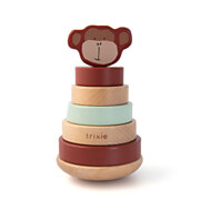 Trixie Stapelspielzeug aus Holz – Mr. Affe, 7 Teile.