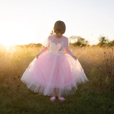 Verkleedjurk Prinses Roze Elegant, 3-4 jaar