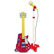 Bontempi E-Gitarre mit Bühnenmikrofon