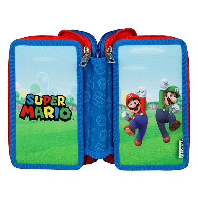 Super Mario Beutel mit 3 Fächern