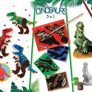 SES Knutselset Dino's, 3in1