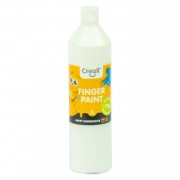 Creall Fingerfarbe, konservierungsfrei, Weiß, 750 ml