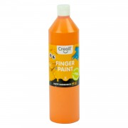 Creall Fingerfarbe, konservierungsfrei, Orange, 750 ml