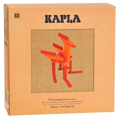 Kapla, Heft mit 40 roten und orangen Planken