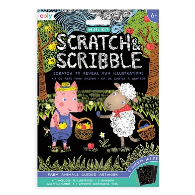 Scratch & Scribble Boerderijdieren