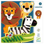 Djeco Holzpuzzle Tiere