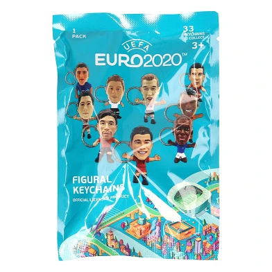 Überraschungsschlüsselanhänger Europameisterschaft Euro 2020 3D-Figur