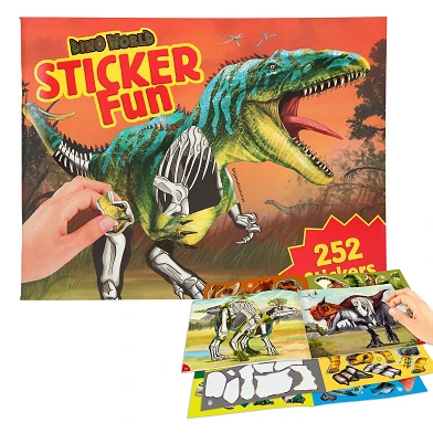 Dino World Sticker Fun Stickerboek