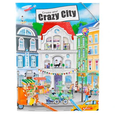 Create your Crazy City Stickerboek