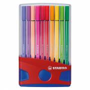 STABILO Pen 68 - Filzstift - ColorParade - Set 20 Stück - Rot