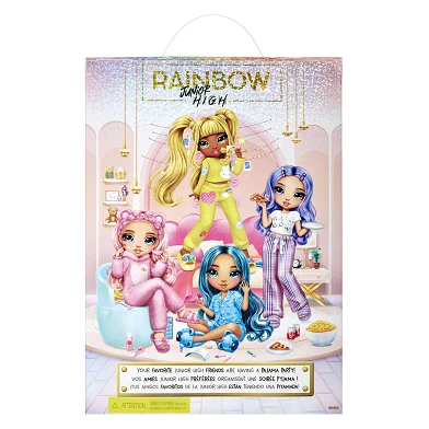 Rainbow High Junior High Pyjama-Partypuppe – Sunny