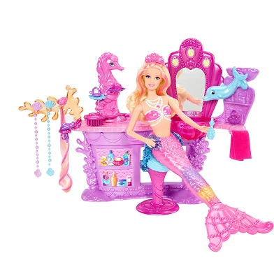 Barbie Zeemeermin Salon Speelset