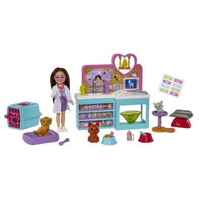 Barbie Chelsea Puppe Tierarzt-Spielset