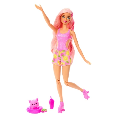 Barbie Reveal Doll Juicy Fruits Series – Erdbeerlimonade