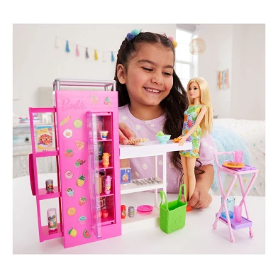 Barbie -Puppe mit Traumküchen-Spielset