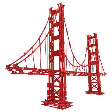 K'Nex Architecture Bouwset - Golden Gate Bridge, 1536dlg.