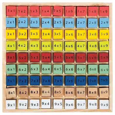 Small Foot - Counting Times Color aus Holz, 82dlg.
