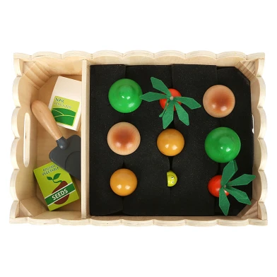 Small Foot - Gemüsegarten-Spielset aus Holz, 13-tlg.